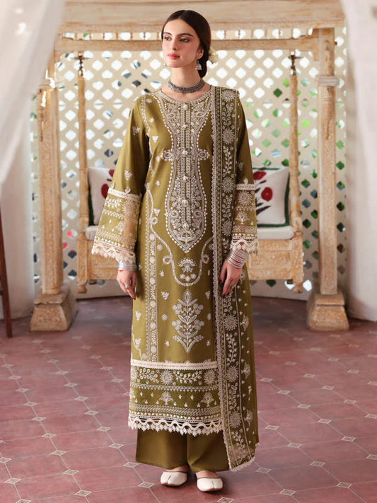 Winter 2025 Hot Collection – Jazmin by Dhanak (3-Piece Suit)