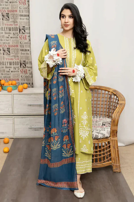 Winter 2025 Hot Collection – A Sling 3-Piece Suit with Dhanak Pashmina Wool Printed Shawl |Shirt, Dupatta & Trouser