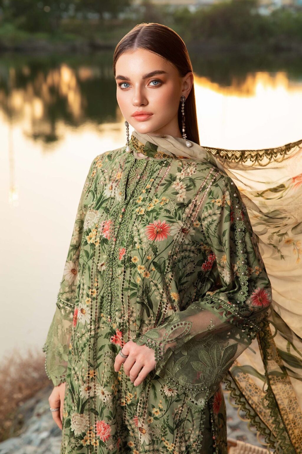 2025 Printed Khaddar Collection – Maria B Hit Design | 3-Piece Unstitched Soft Khaddar Suit