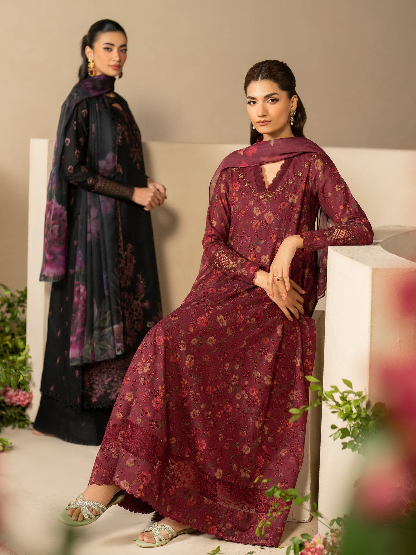2025 Khaddar Collection – Baroque Hit Code | 3-Piece Unstitched Soft Khaddar Suit