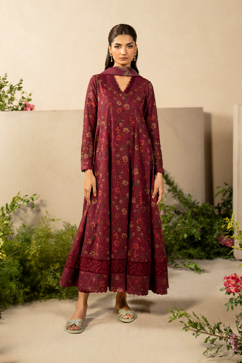 2025 Khaddar Collection – Baroque Hit Code | 3-Piece Unstitched Soft Khaddar Suit