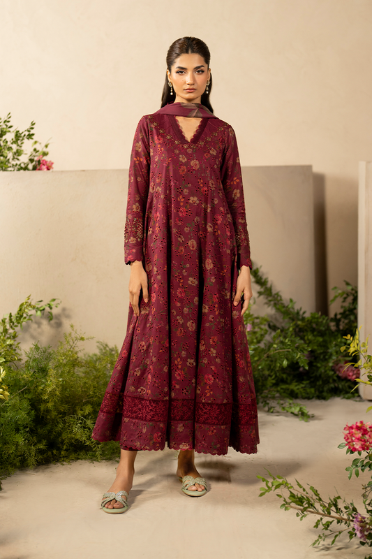 2025 Khaddar Collection – Baroque Hit Code | 3-Piece Unstitched Soft Khaddar Suit