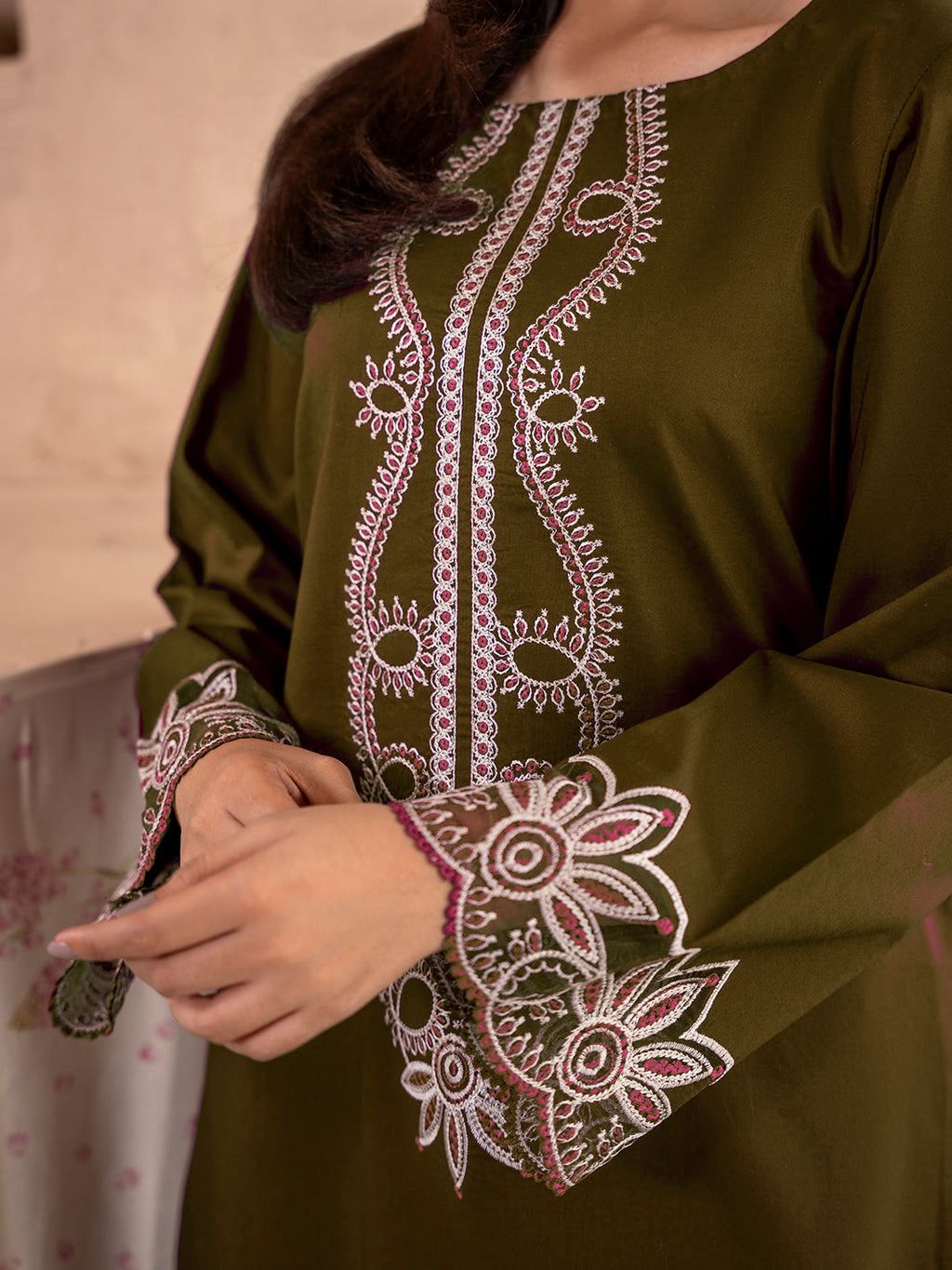 Urge 2-Piece Heavy Danak Suit | Neck & Trouser Embroidery