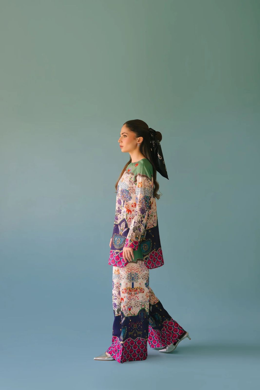 Jade – 2-Piece Pure Shemoz Silk Digital Printed Winter Suit