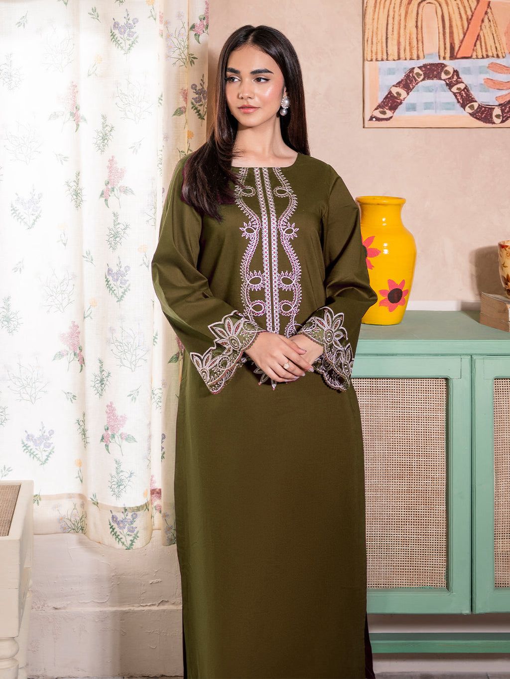 Urge 2-Piece Heavy Danak Suit | Neck & Trouser Embroidery