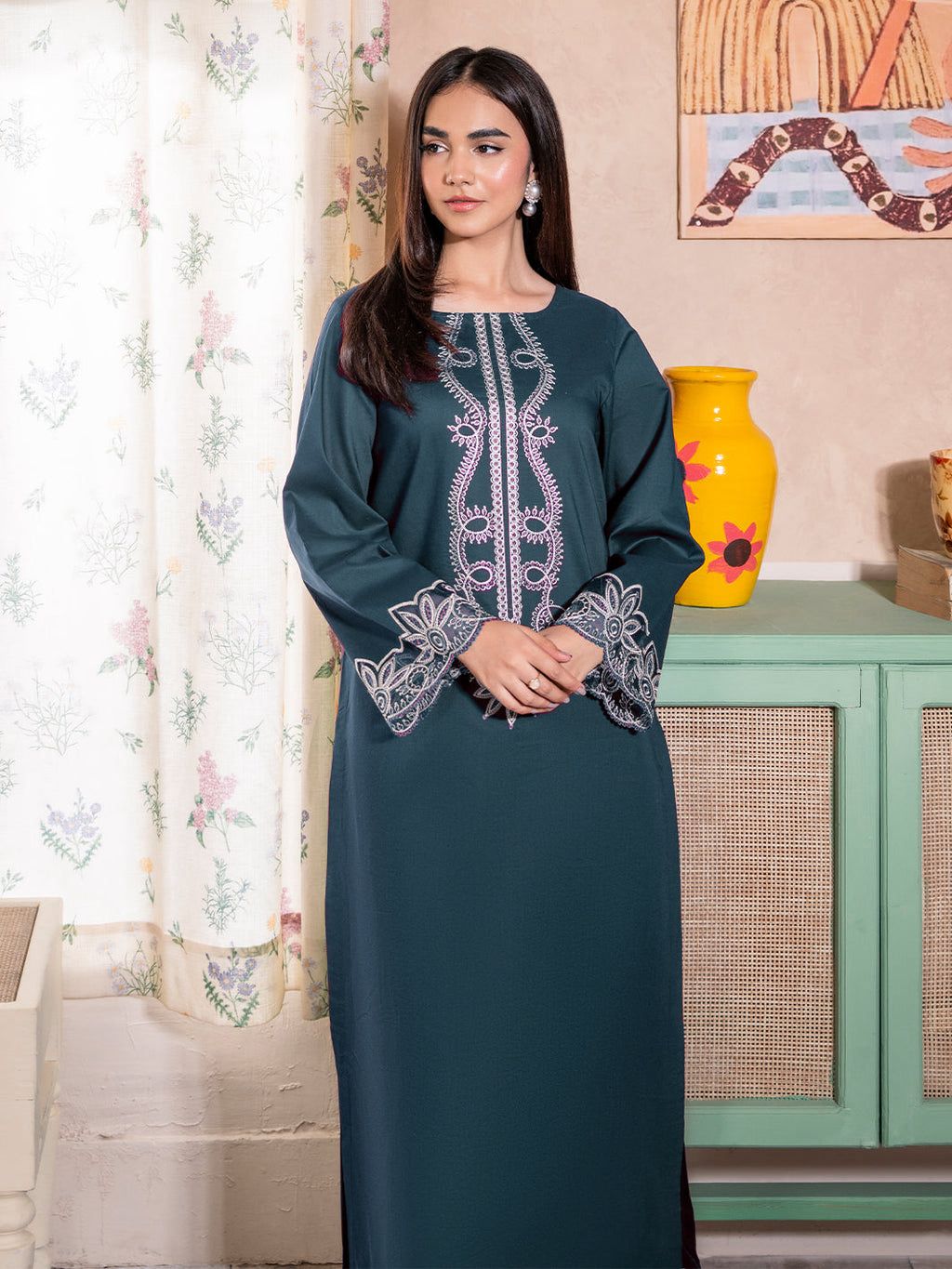 Urge 2-Piece Heavy Danak Suit | Neck & Trouser Embroidery