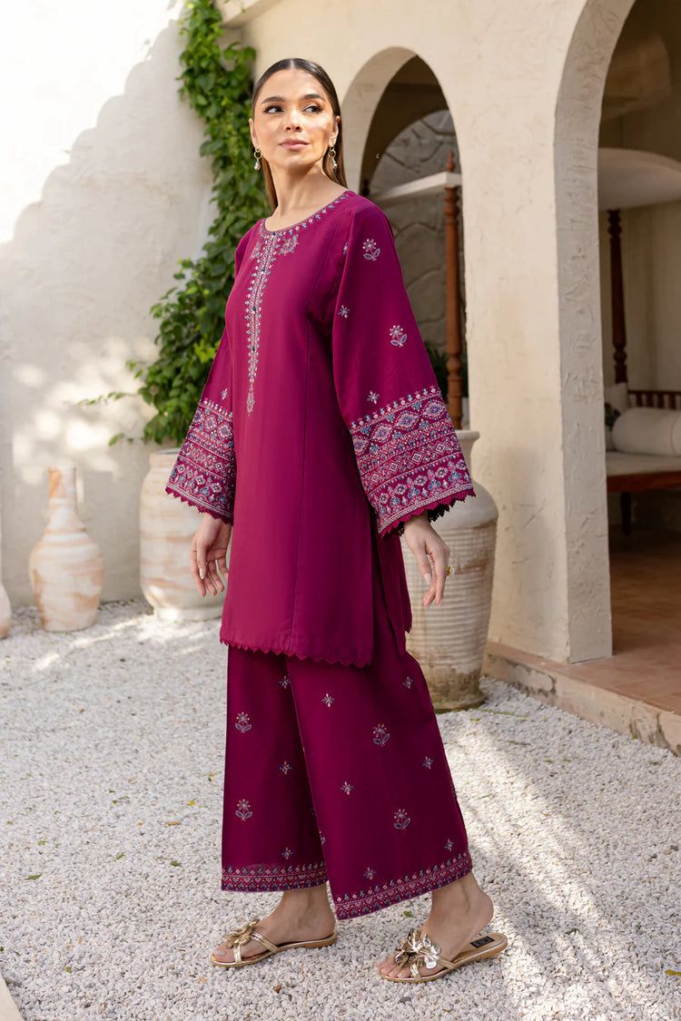 Batik 2-Piece Heavy Danak Suit | Neck & Trouser Embroidery