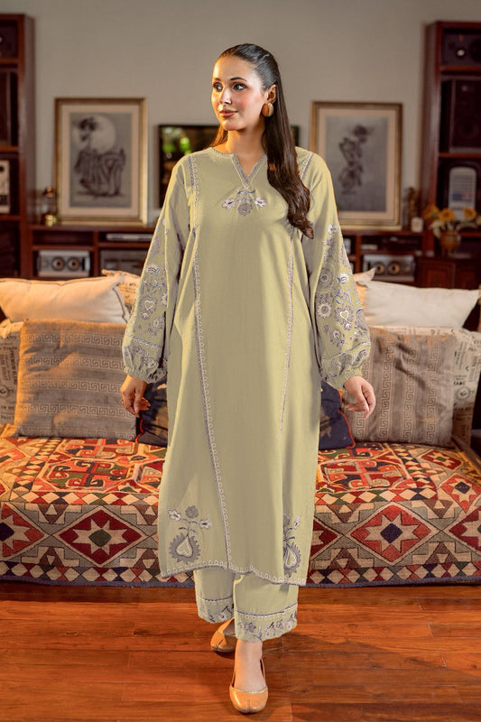 Urge 2-Piece Heavy Danak Suit | Neck, Sleeves & Daman Embroidery