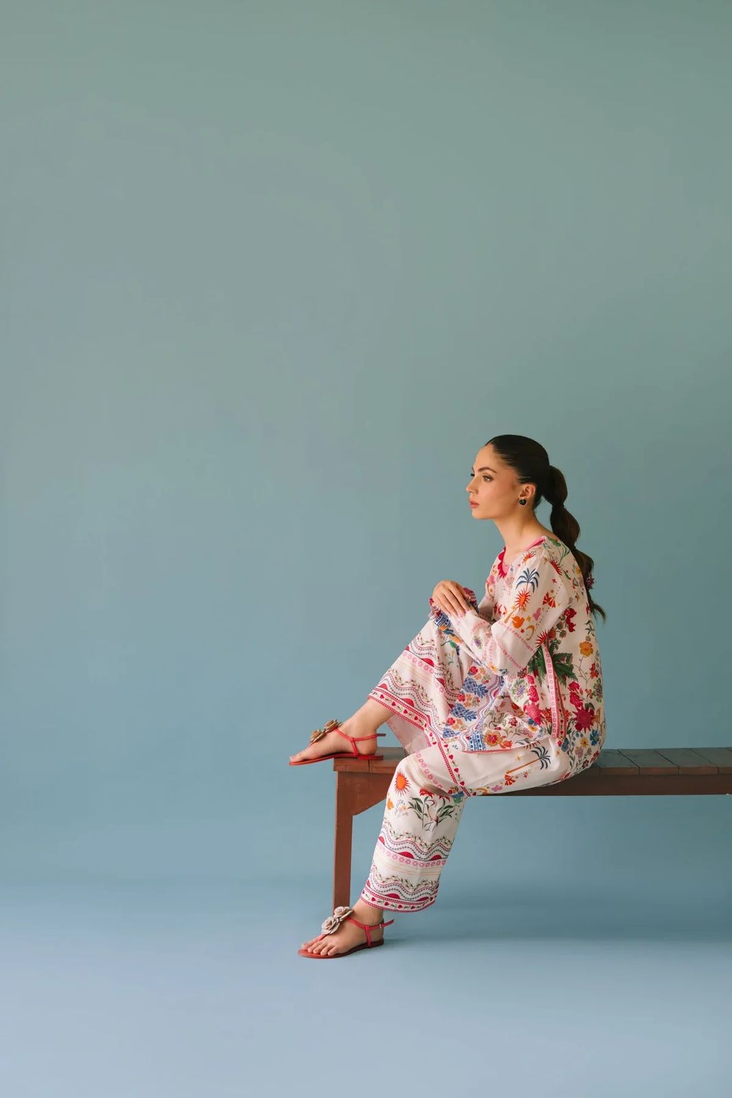 Jade – 2-Piece Pure Shemoz Silk Digital Printed Winter Suit